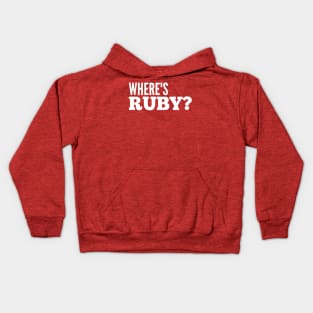 Where's Ruby? Kids Hoodie